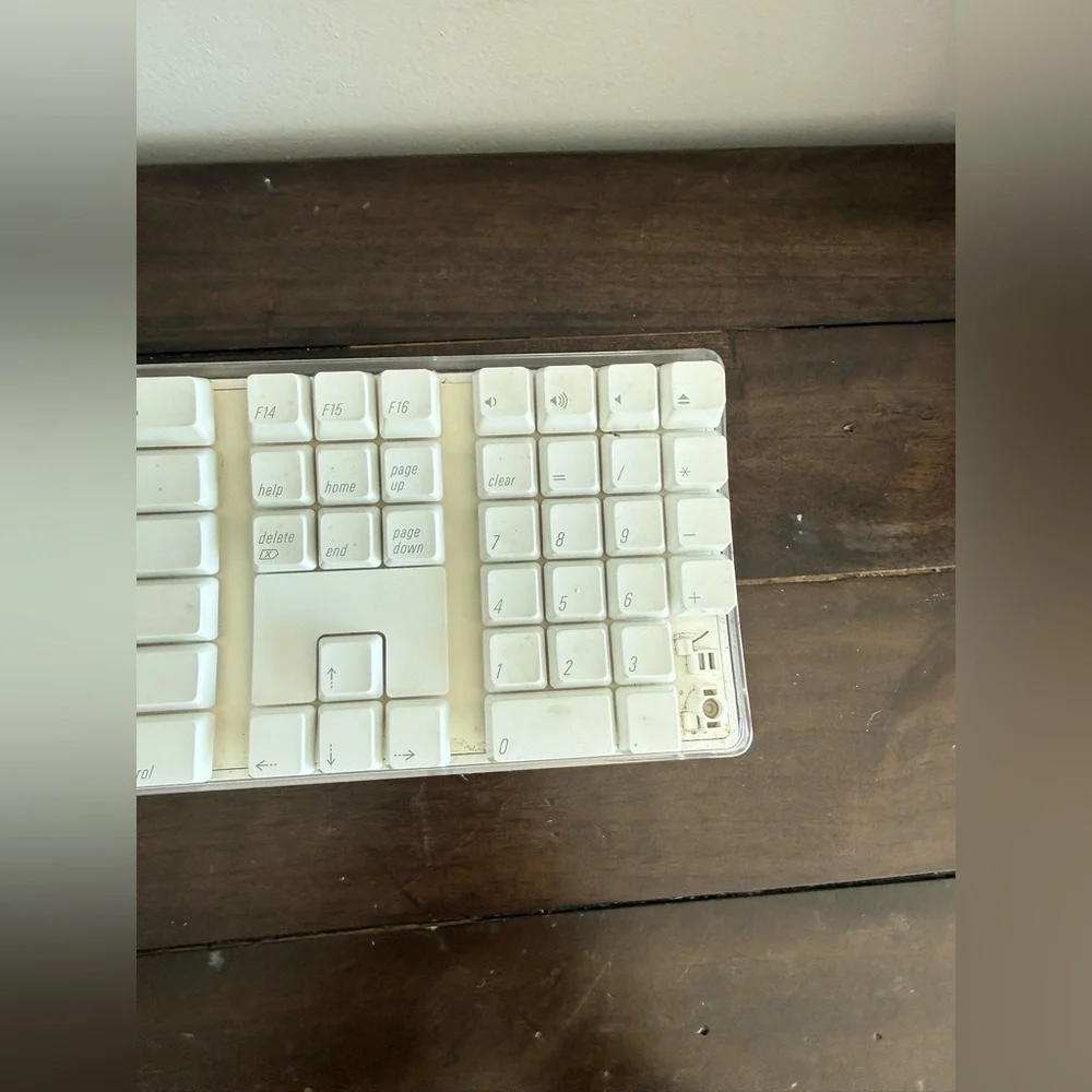 Vintage Apple Pro Keyboard A1048 Wired USB Full Size